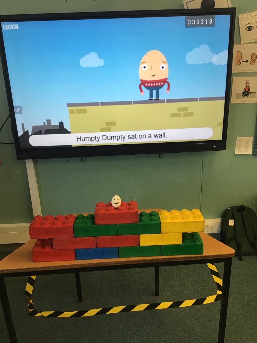 ChicksMPS's tweet photo. Humpty Dumpty sat on the wall ... 🥚 We loved doing the science experiment and predicting what would happen 🙌🏽 https://t.co/JbvAib0zoH