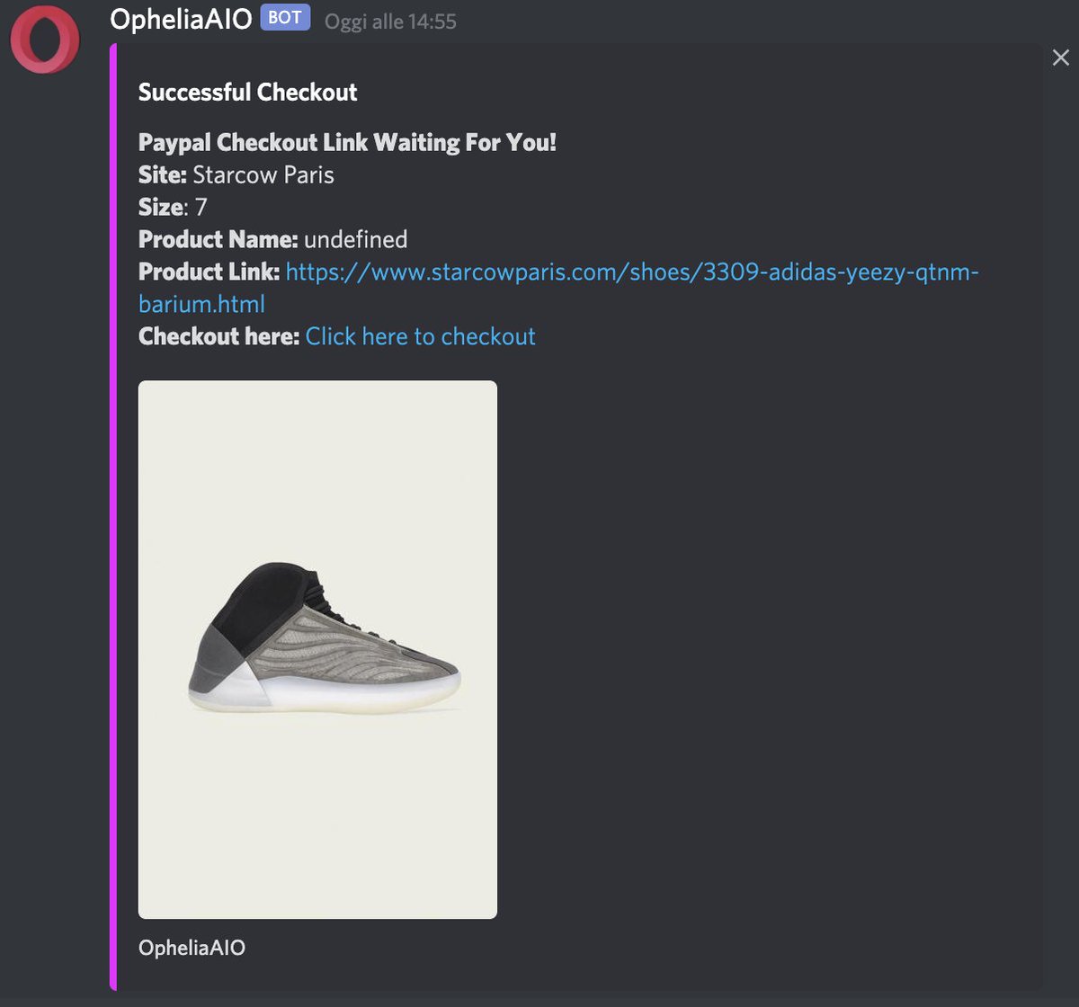 iSlayer0001's tweet photo. Thanks 
@checkouters for EL
@OpheliaAIO 🥰
@AxedProxies 
@hawkproxy https://t.co/rjou0UUyq1