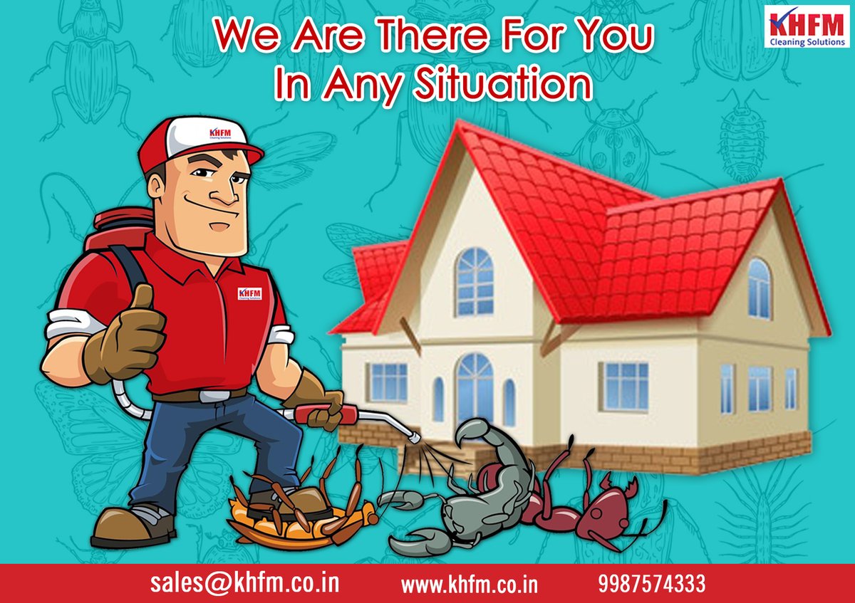 KHFMCleaning's tweet photo. In this COVID-19 Situation Our Pest Controllers Are Safe &amp; Hygienic
For Pest Controlling Your Home So Call Us Now...
Call us now 9987574333 for cleaning your home
Or Book our services on https://t.co/BUWxogkiTR
#StayHome #StaySafe #KHFMCLEANINGSOLUTION
#sanitizationservices https://t.co/hdBhFnxfY6