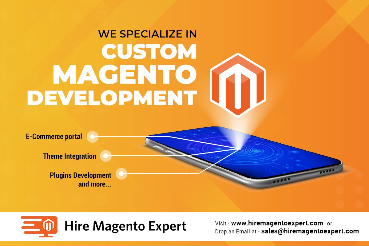 We specialize in custom Magento E-Commerce website development
E-Commerce portal | Theme Integration | Plugins Development &amp; more
👉hiremagentoexpert.com
Email us at👉sales@hiremagentoexpert.com

#MagentoDevelopment #Design #Development #EcommerceDevelopment #HireMagentoExperts