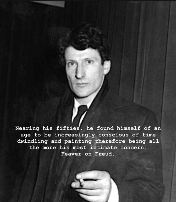 MorleyLass92's tweet photo. At the end of the #WilliamFeaver book on #LucianFreud Youth years this particular paragraph resounded with me. I need to get through these health problems and get these paintings out of my head and on to canvas. https://t.co/5wpB7WyxEX