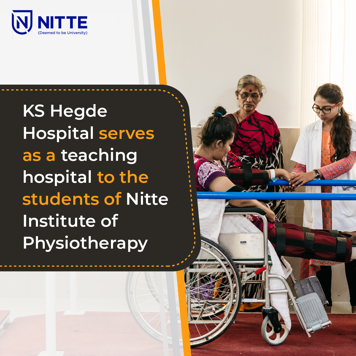 aboutnitte's tweet photo. Hone your skills at Nitte Institute of Physiotherapy as we have top-notch facilities for best practices.
#Nitte #Nitteinspires #NitteStudents #NitteAlumni #NitteLife #NitteUniversity #NitteChampions #college_diaries #Collegelife https://t.co/Wsatq2xmMh
