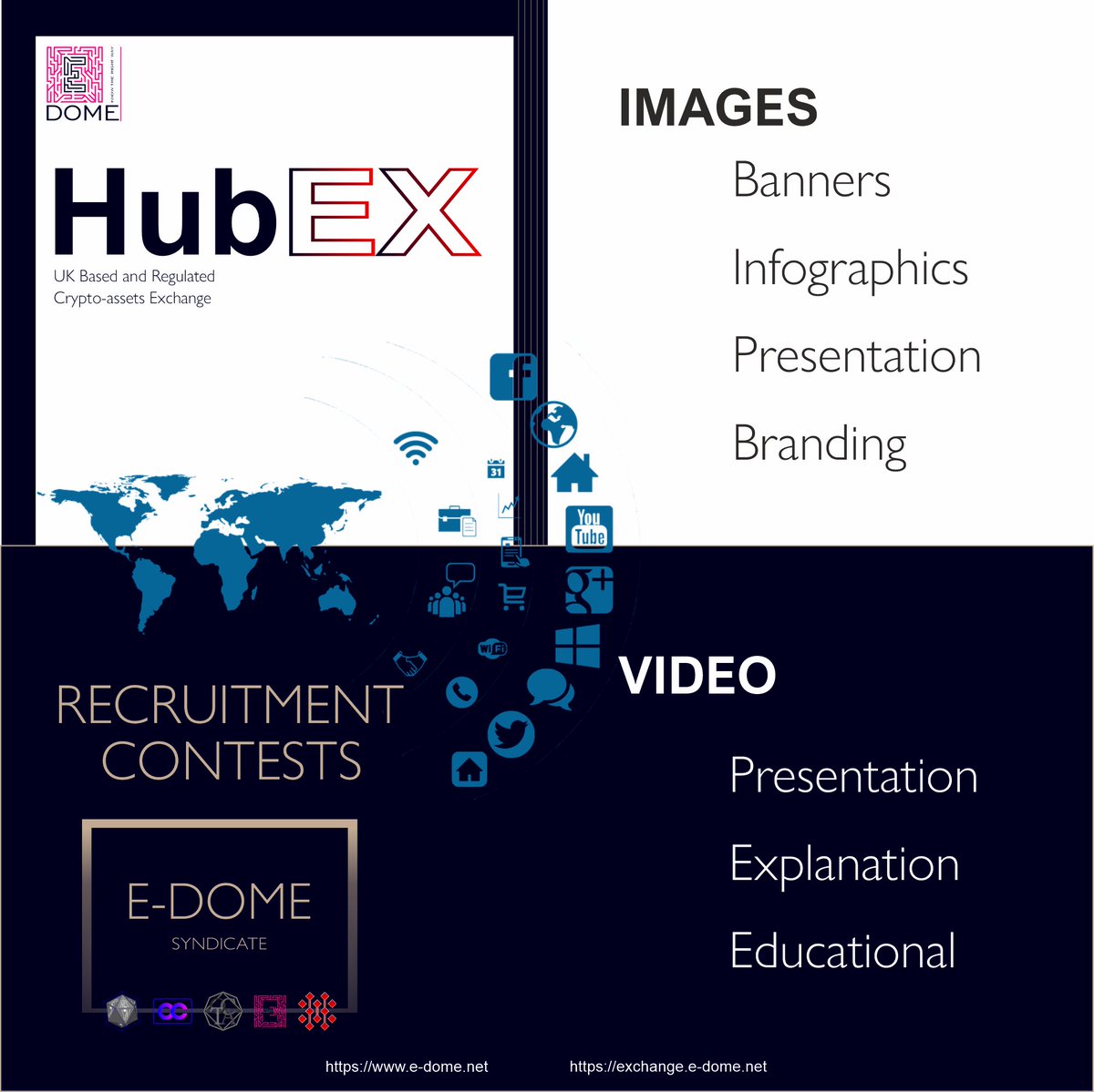 ekstremsporlar's tweet photo. #Edome and #HUBEX #1stUKBasedcryptoExchange helping you to show your talent to the world by staying at home and staying safe in #Covid19
Three Winners will be awarded in #EDP Token worth of 800GBP and get a chance to join #HUBEX and #EDOME.
For more info
https://t.co/kgIMRR6Hvs https://t.co/JhuMuAXhO4
