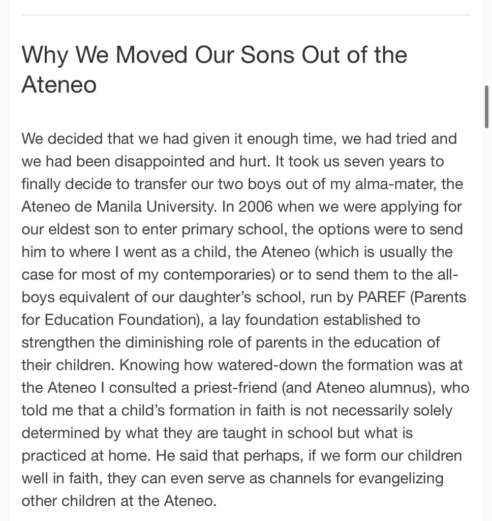 I’m glad I’m one of the reasons why he moved his sons out of Ateneo. 🤡 https://t.co/xhKgztfk43