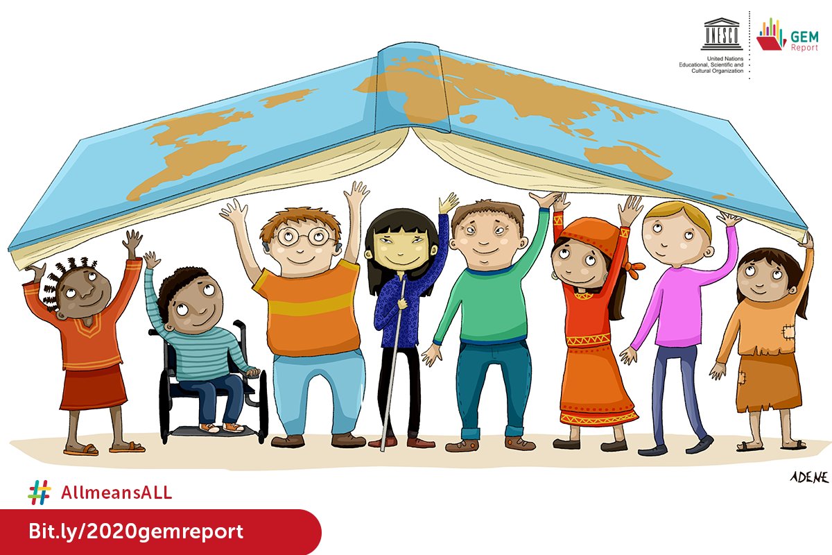 Which of GEM Report’s 10 recommendations on inclusion and education is the most relevant for your country or region? Vote in the poll: gem-report-2020.unesco.org/poll/ #AllmeansALL #GoingGlobal2020