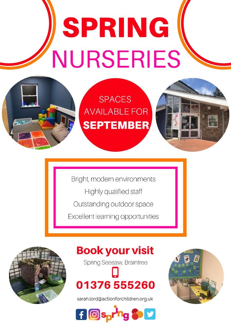 SpringBraintree's tweet photo. #theplacetobe@#springseesaw
Taking bookings now for September- don't miss out, don't delay book today ๐
Contact Sarah on 01376555260 https://t.co/Vz5kdxtibG