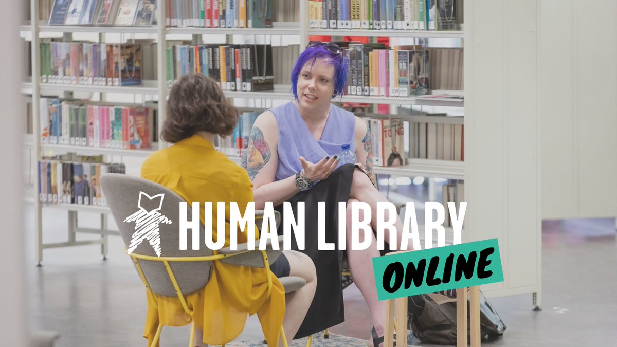 LivingLibraryNL's tweet photo. Je kan je nu inschrijven voor de Online Human Library in Groningen! Het is vrijwel hetzelfde als bij de 'gewone' Human Library: het gaat om één op één gesprekken. Aanmelden: https://t.co/oUebTAvJKd. @forum_groningen #humanlibrary #humanlibraryonline #gesprek #groningen #inclusie https://t.co/RwKlr5fvKK