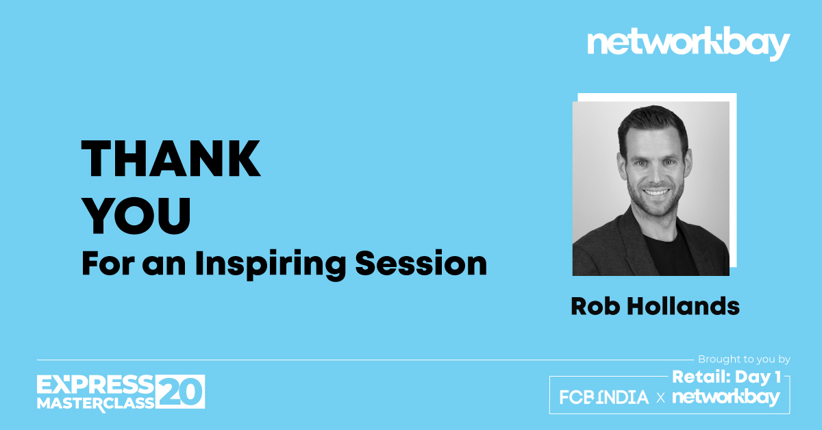 We are grateful to Rob Hollands for presenting this Express MasterClass. I am sure our attendees benefited from your invaluable insights. Thank you again for an amazing experience.

#Networkbay #ThankYou #ConnectedPackagign  #branding #internetofpackaging #connectedexperiences