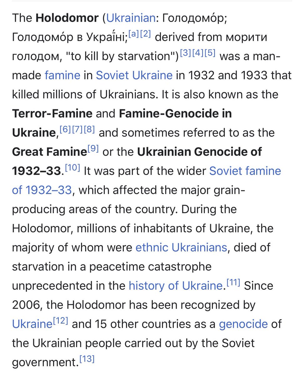 But all of this racism and elimination of “inferiors” is just an anomaly in the world of Marx, right? Well... No. Try reading about the Holodomor, where the Soviets intentionally starved to death approximately 7 million Ukrainians.