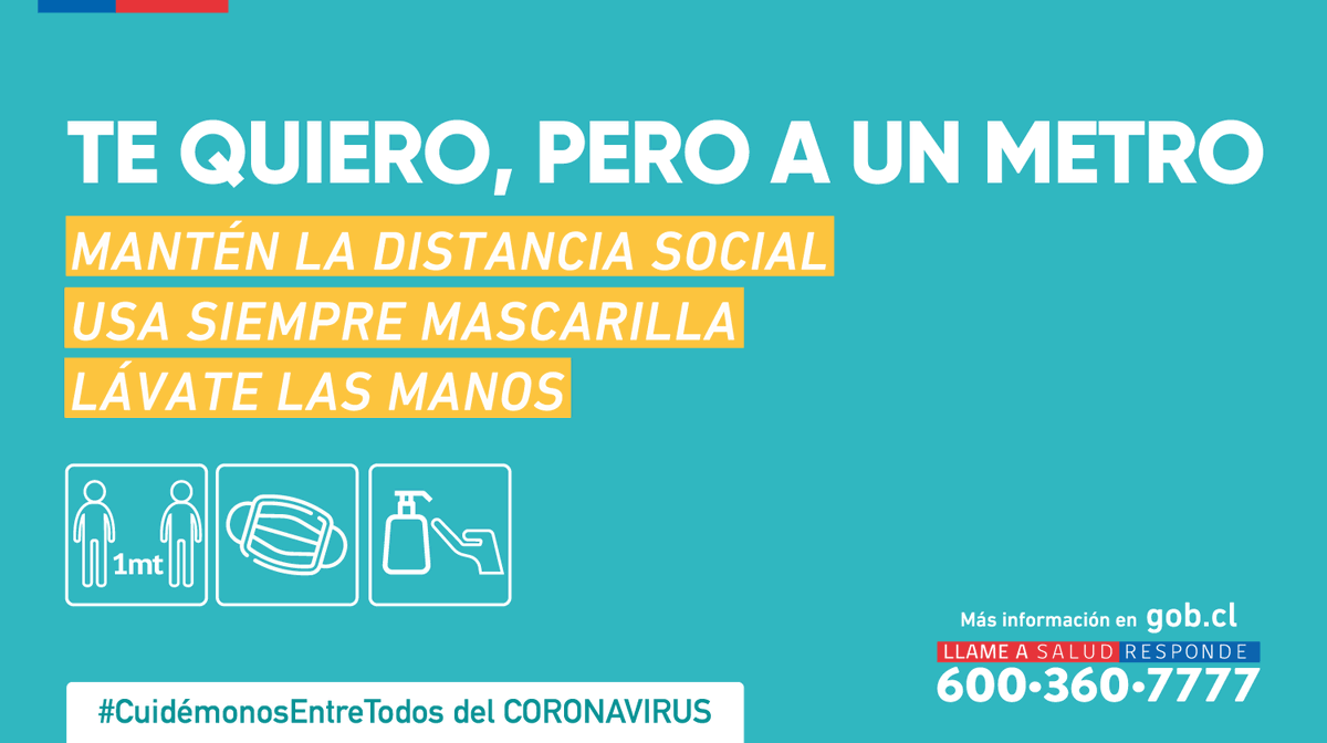 ministeriosalud's tweet photo. Mantén siempre el distanciamiento físico para evitar contagios de #COVID_19, además de seguir y respetar todas las medidas preventivas.

Conoce más en https://t.co/BN8gLjyxPO
#CuidémonosEntreTodos https://t.co/VTbLJFby9j
