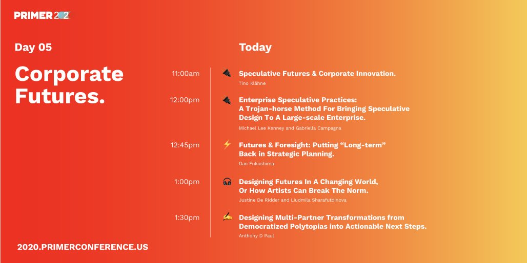 primer_conf's tweet photo. Welcome to #PRIMERday05. π’
#PRIMER2020 #ActivatingFutures #CorporateFutures https://t.co/O6ZUQlzx4j
