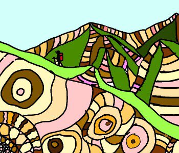 yololodge's tweet photo. 6/26 今日の絵

山のなかの世界

え・もじゃ

今回は、もじゃまるが題材ではなく、風景メインの絵です！
最近、伊豆半島ジオパークのガイドの方々と話す機会が増え、地質や地層の影響を受けているのかも☺️

自由気ままに、書いていきます。

#お絵かきアウトドア #山の絵 https://t.co/cgJBzV3jPX