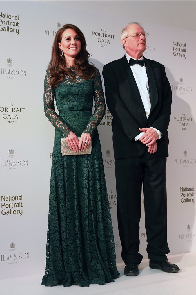 March 2017Kate attended a Gala dinner which raised funds for the Gallery’s ‘Coming Home’, a project that will return iconic portraits to relevant locations across the UK. She also viewed two exhibitions: ‘Absent Friends’ and ‘Behind the mask, another mask’