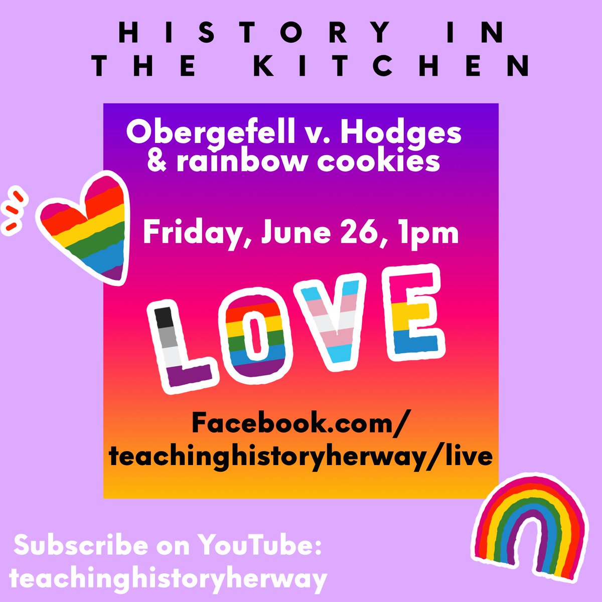 historyherway's tweet photo. See you at 1pm Eastern TODAY for History in the Kitchen! https://t.co/ChQYgMymPJ #bakingcooking #teachersofinstagram #iteachhistory #teacherfollowloop #socialstudiesteachersfollowloop #ushistoryteacher #sschat #edchat #distancelearning https://t.co/aTDAMwpTSp