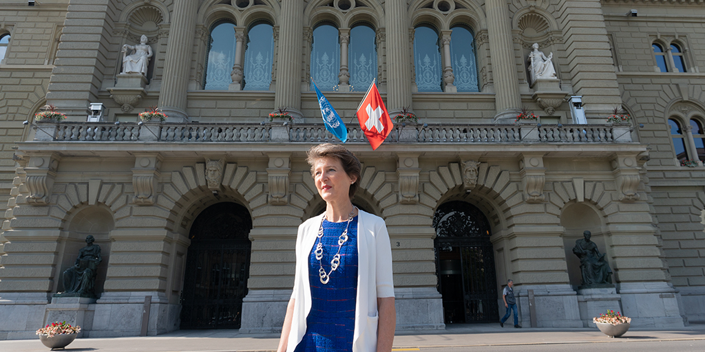 s_sommaruga's tweet photo. #UN75 – Das ist ein Anlass, sich daran zu erinnern, weshalb wir die UNO haben: Um Frieden zu fördern und Kriege zu verhindern. Darum ist für die Schweiz die @UN sehr wichtig: https://t.co/SeAZZrKXHO
Internationale Kontakte im Präsidialjahr  / 75 Jahre UNO: https://t.co/qkD7978aTt https://t.co/RRBQSDEk2O