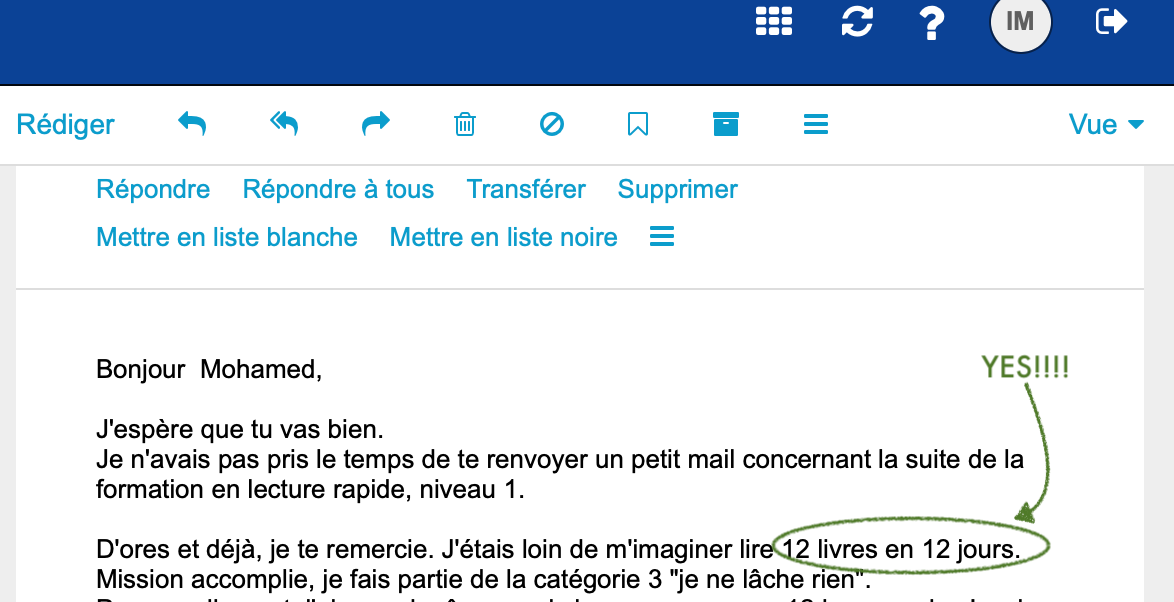 mohkoussa's tweet image. 😱 TEMOIGNAGE FORMATION LECTURE RAPIDE!
Elle a lu 12 livres en 12 jours. Qui aimerait en faire autant?
👉 Inscris-toi à la prochaine formation: mkacademy.net

#lecturerapide #formation #mkacademy #championdumondeofficiel #mohamedkoussa #mindmapping #memorisation