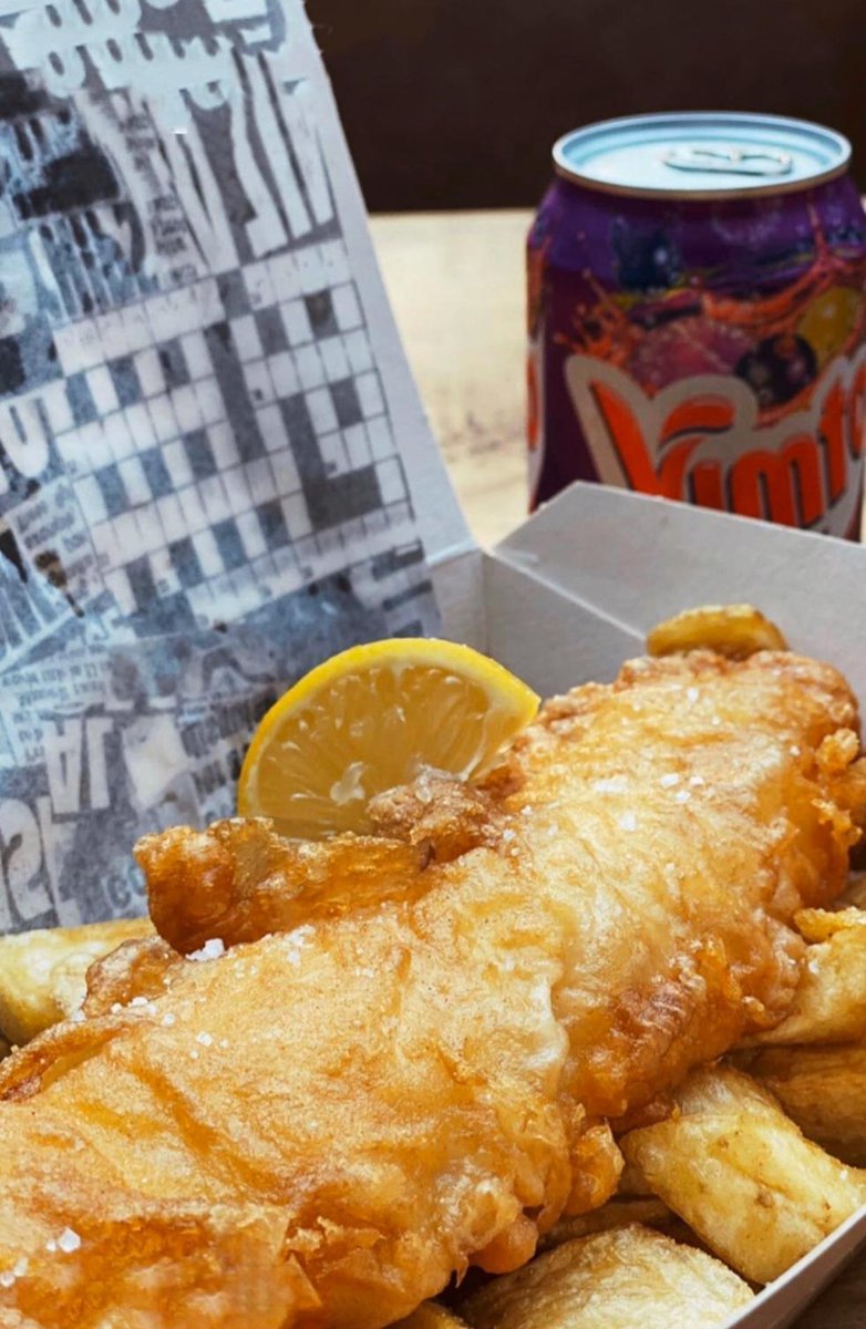 BBCateringSup's tweet photo. Its Friday, which can only mean one thing... Fish &amp; Chips! 
If you're anything like us, your Friday night take away wouldn't be complete without a delicious can of @vimto on the side! 
#Wholesale #Wholesaler #Blackburn #Lancs #Takeaway #Takeaways #Fishfriday #fishandchips 🍟🐟 https://t.co/HRJetHFA8E