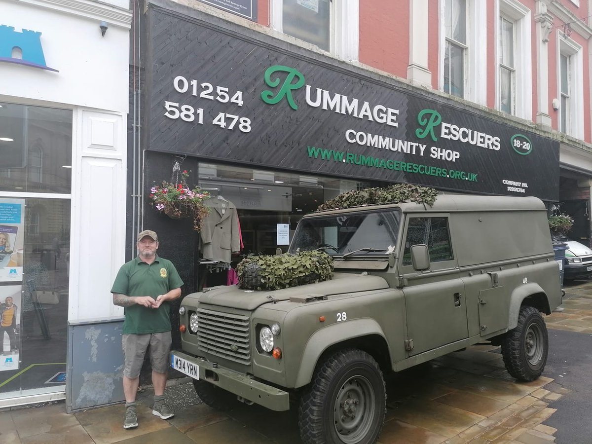 rummage_bbn's tweet photo. We're that desperate for volunteers we had to call in the army 🤗 #Blackburn #Darwen #BwD #Lancashire  #Preloved #Donations #Warehouse #ToShop #Drivers #ShopWorkers #SocialMedia #CustomerCare #CommunitySupport #TogetherStronger #ForPeopleInNeed https://t.co/64l1Rojjim