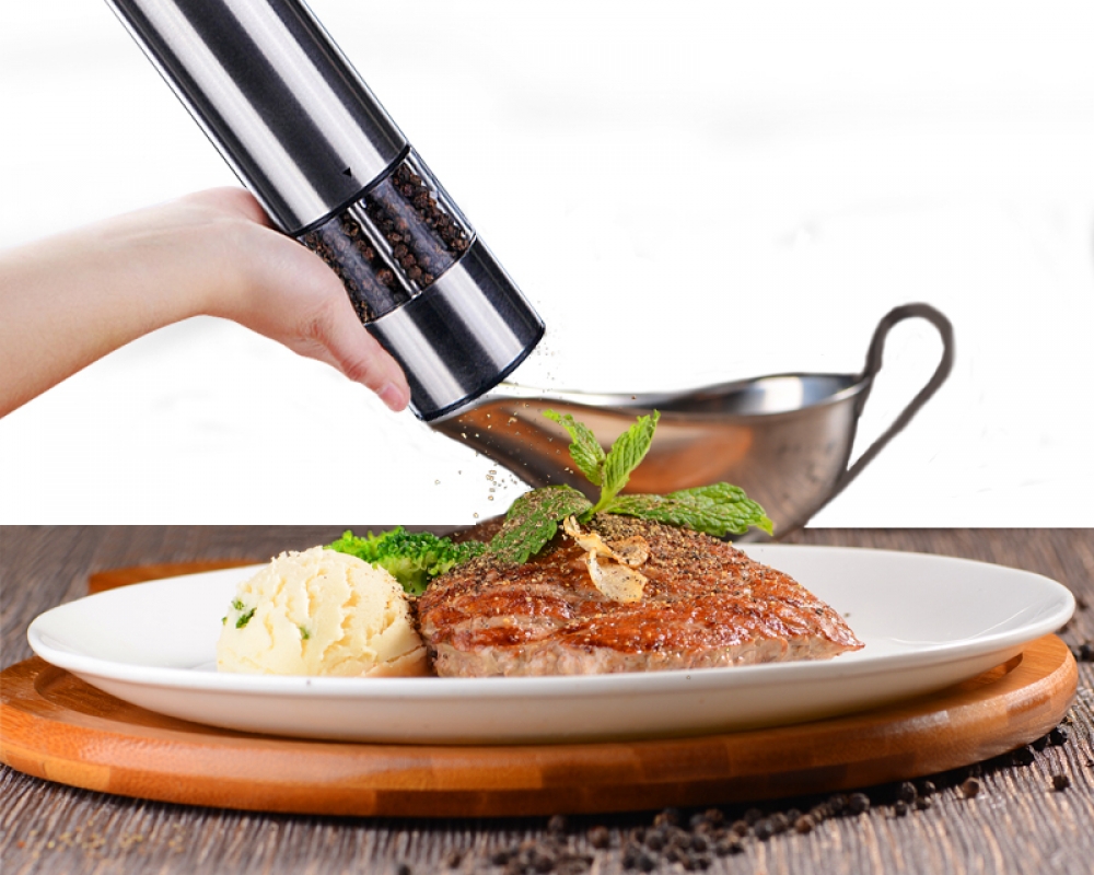 GadgetCaptain's tweet photo. #powerbank #component Electric Eco-Friendly Wear-Resistant Stainless Steel Spice Mills https://t.co/pGnXzhoaXM https://t.co/A8DhLEHcvz