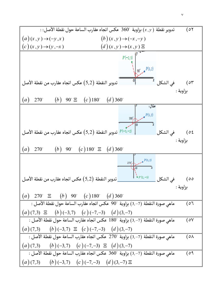 profhabujabal's tweet photo. التحويلات الهندسية والتماثل (2) #math261 https://t.co/m6MiSzDtjm
