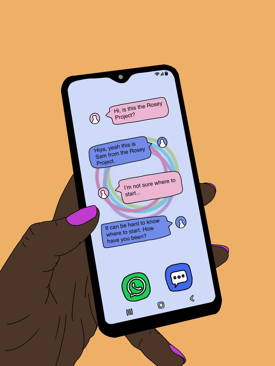 Rosey_Project's tweet photo. The Rosey Project text & WhatsApp line is live again today til 4pm on 07706092545 #roseyproject #lockdownsupport #support #supportsurvivors #rapecrisis #youngpeople #glasgowclyderapecrisiscentre #roseysupport #supporttextline #textline @RCCGlasgow @rapecrisisscot https://t.co/67dt43fqrV