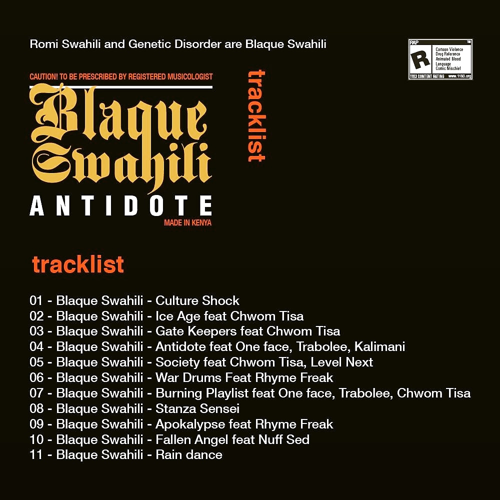 RomiSwahili's tweet image. That line-up is immaculate... 

echochamberproductions.bandcamp.com/album/antidote

#Antidote
#blaqueswahili
#outnow👆🔥🔥🔥🔥🔥