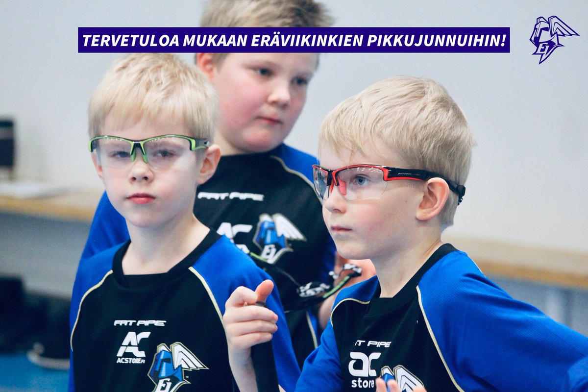 EräViikinkien pikkujunnutoimintaan ilmoittautuminen nyt käynnissä! 

Vaihtoehtoja on useampia, uudet G-junioreiden joukkueet, kaupunginosajoukkueet sekä laadukkaat salibandykoulut! Tervetuloa mukaan!

Lue lisää: eraviikingit.fi/eraviikinkien-…

#EräViikingit | #Salibandy