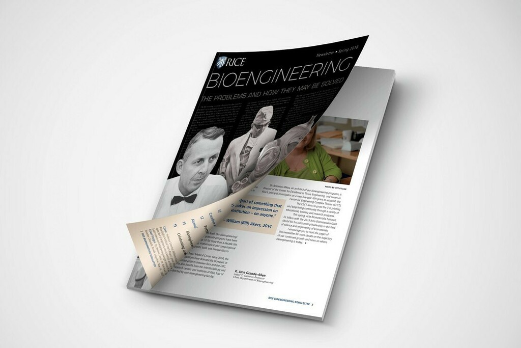 MorandomDesign's tweet image. We do more than just websites! This newsletter designed for the Rice University Bioengineering department was printed and distributed to more than 3,000 stakeholders. I did the cover concept and design, in addition to doing layout for the 16 interior pag… instagr.am/p/CB5lZkjDVgQ/