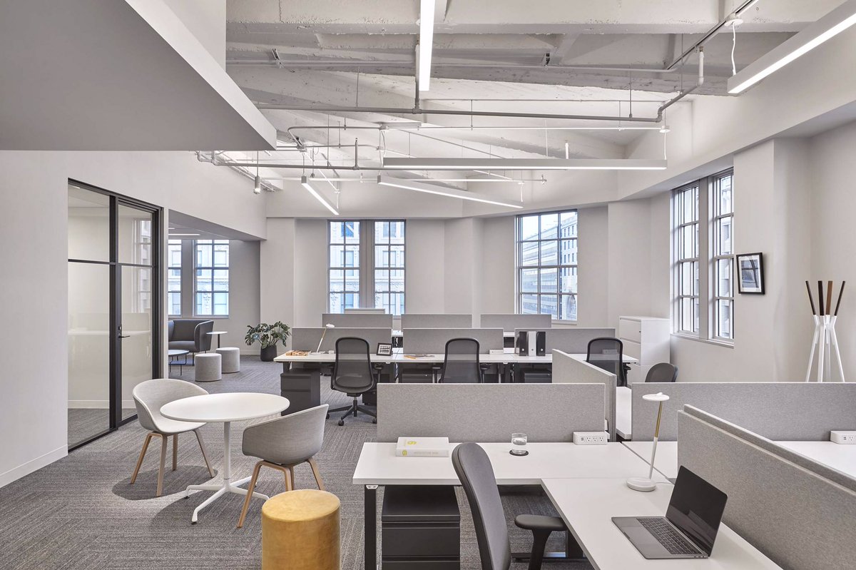 DAVISbuilds's tweet photo. History blends with hospitality in coworking provider @Convene’s location at Hamilton Square—a building that was once the location of Garfinckel’s department store!
📸 @garow311 #DAVISinMotion #interiordesign https://t.co/RuWjM7GFeD