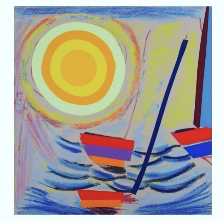 An image that sums up summer by the sea nicely: Sun and Boats by St Ives artist Terry Frost and available from Margate based Frost Editions

#frosteditions #terryfrost #printedition #stivesart #margateart #margatecreatives #jammgallery
