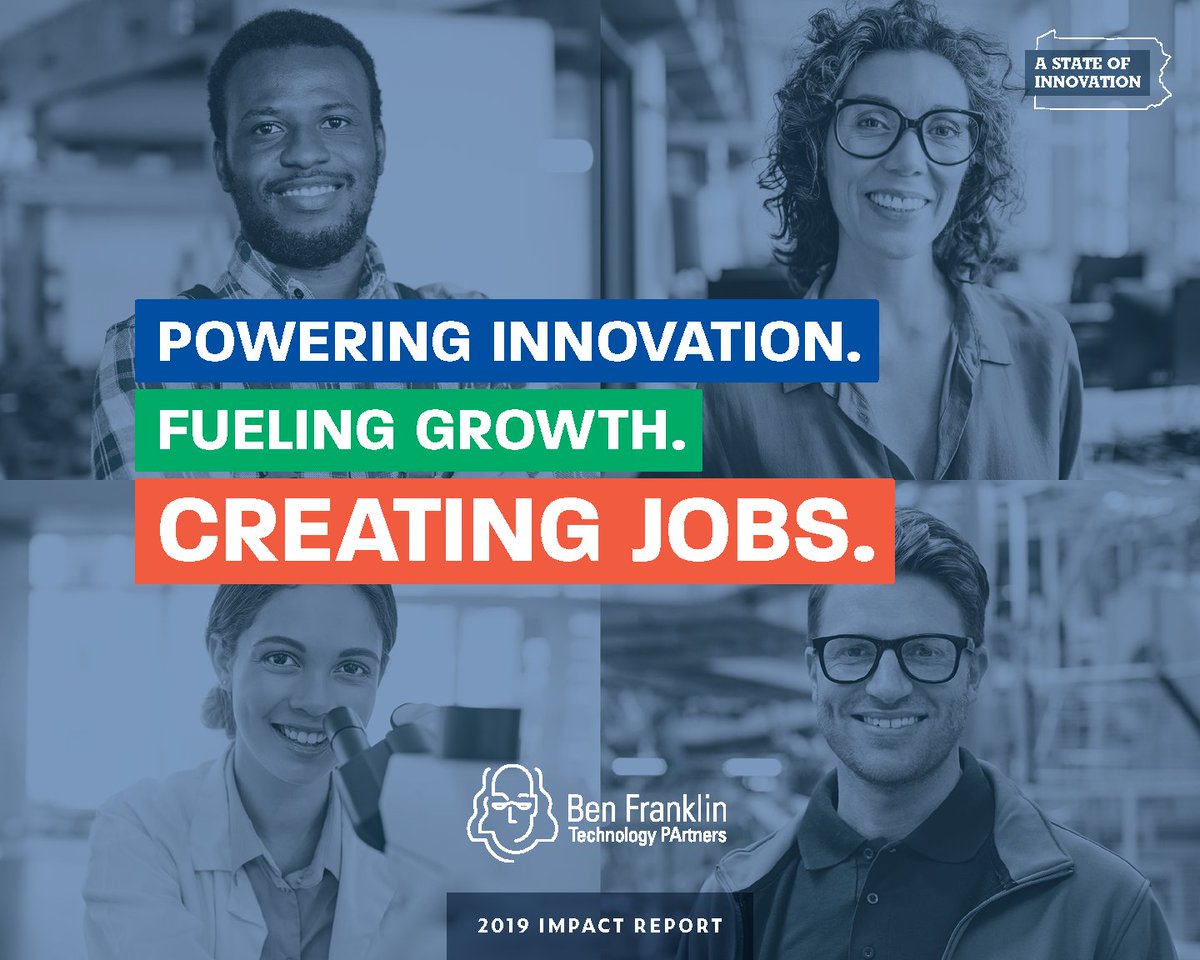 StatewideBen's tweet photo. #MadeinPittsburgh #PortfolioClient success story showcased in our 2019 Statewide Annual Impact Report is @iwpgh's - @JazzDotCo produces hiring software & has served nearly 50 million users! Learn more about JazzHR in our new report: https://t.co/lz7k32TS2M #BenFranklin4PA https://t.co/RMuL3RmobW