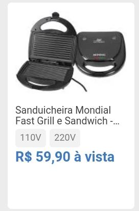 SellsTechno's tweet photo. #parceiromagalu #sanduicheira #grill #sandwich #fastgrill 
🔥Venha conferir os produtos na OnCart, Sanduicheira Mondial por apenas R$59,90 à vista 💥 Tá esperando oque 🤔? Corra pra cá e aproveite 🤩
👉Acesse a loja OnCart:🛒https://t.co/Iwzera5oN6 https://t.co/Z5oeryP3bW