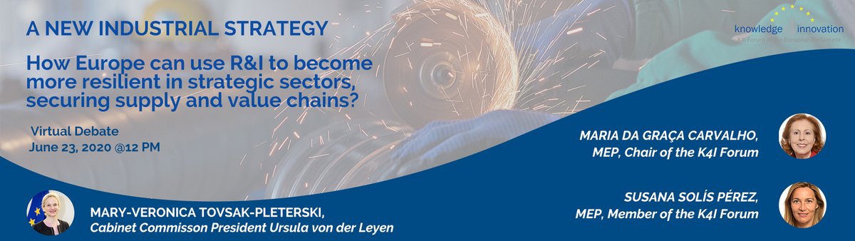 The #COVID19 crisis has revealed how vulnerable the EU countries are in strategic sectors. @EITRawMaterials is committed to become a driver of policy change on behalf of our members and accelerate transformation on the level of individuals, governments and corporations. #EUgrowth