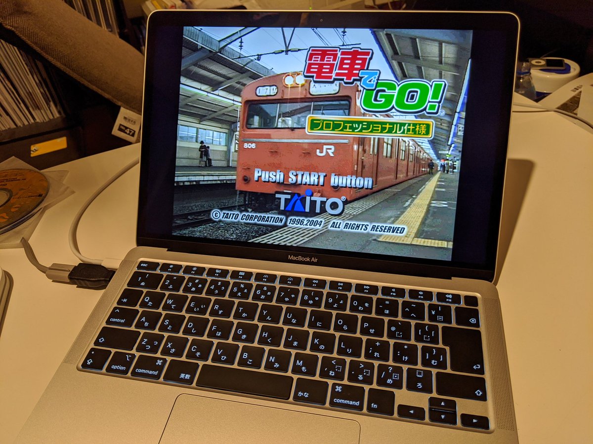 Nishikagoshima そしてmacで電車でgo が動きました 正確には Windows10を入れたmacで電車でgoが動いた ですね Nishikagoshima そしてmacで電車でgo が動きました 正確には Windows10を入れたmacで電車でgoが動いた ですね