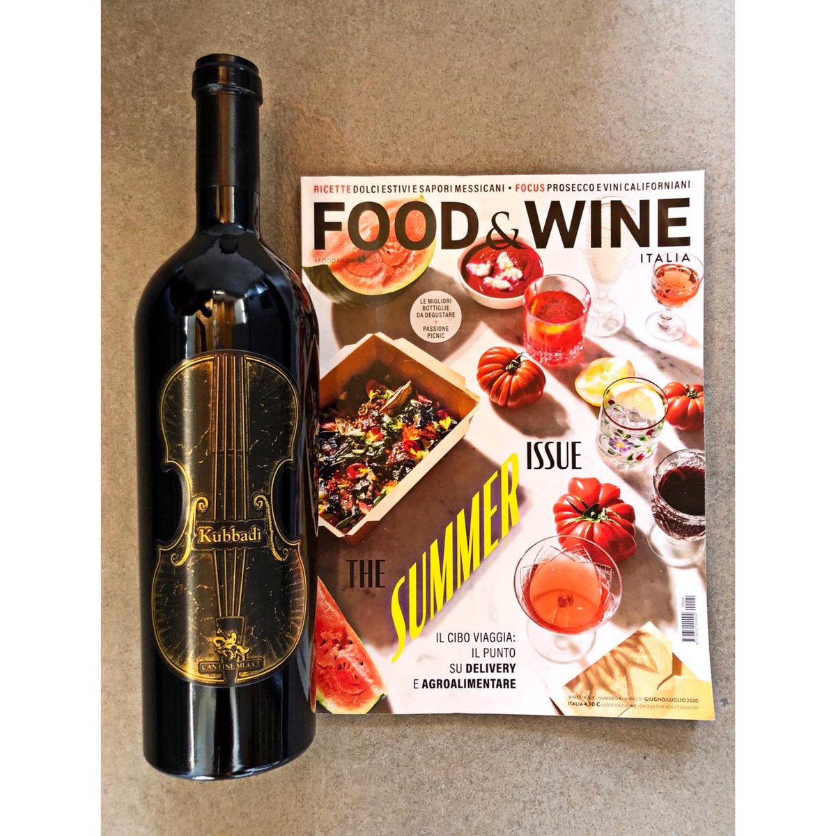 CantineMucci's tweet photo. Con orgoglio e soddisfazione vi segnaliamo il nostro #KubbadìRosso 2011 recensito dalla versione italiana della rivista di origine americana @foodandwine Italia. 

Buona lettura! 🍷

#CantineMucci #FoodandWineItalia https://t.co/0fuaObDL70