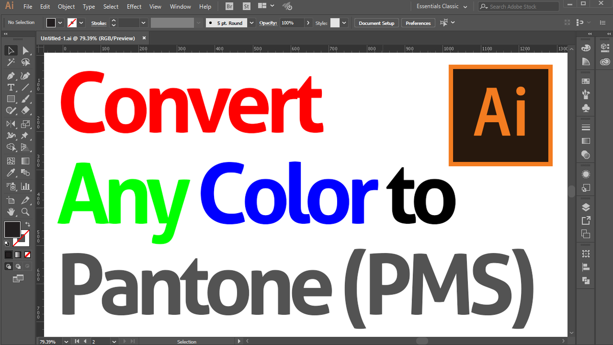 CreativeAlys's tweet image. Do you know you can convert any RGB/CMYK color in Pantone (PMS) colors right in Adobe Illustrator?
1.6K+ VIEWS & GROWING.... Don't miss this must-watch tutorial!
youtu.be/0sk_VpopEVM
#IllustratorTutorial #ColorConversion #Color2Pantone
