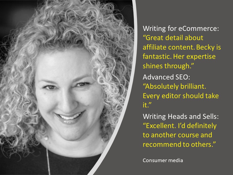 Whatever the #course, the feedback is always outstanding for <a href="/beckybocchetti/">Becky Bocchetti</a>. #FridayFeeling #FeedbackFriday 

#training #elearning #remotelearning #writing #ecommerce #affiliatecontent #media #editorial