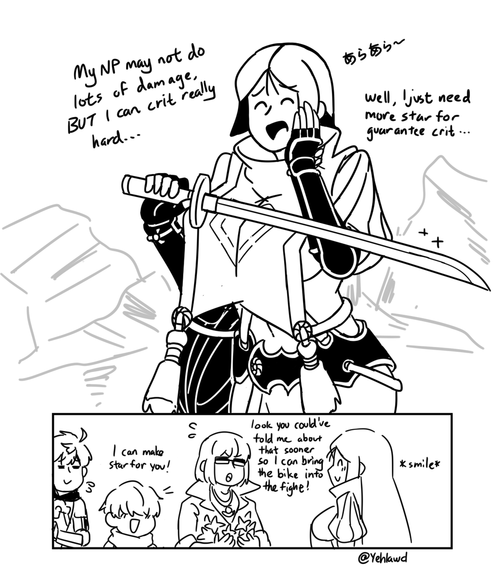 A Ko-Fi doodle commission to a big donor! Thank you so many for supporting my art, your tips has really helped me to survive longer without having the job. Im sorry to make you wait at least a week to receive ur request!! hope you can continue look forward to my art
#FGO #FateGO