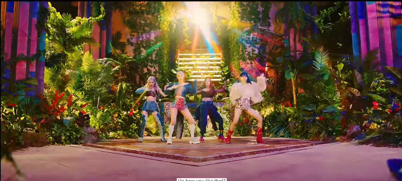 8.The first group scene is a throwback to Boombayah, their debut song. This may hint at that after what happened, they now have revived and had to build everything from beginning.