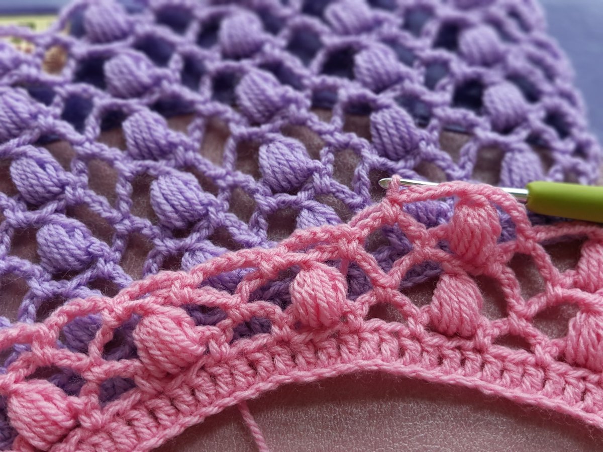 ColorEasyCroche's tweet photo. Awesome Puff Lace Stitch Video Tutorial https://t.co/ftGCOsp6hE https://t.co/qmAJ38tZhZ