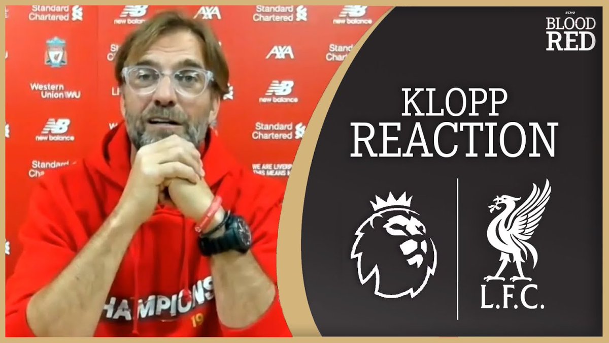 LivEchoLFC's tweet image. Jurgen Klopp has been speaking to the media for the first time since becoming a PREMIER LEAGUE CHAMPION 🏆

🎙️ Listen 👉 spreaker.com/user/12250300/…

🎥 Watch 👉 youtu.be/OvdPGGBQD00