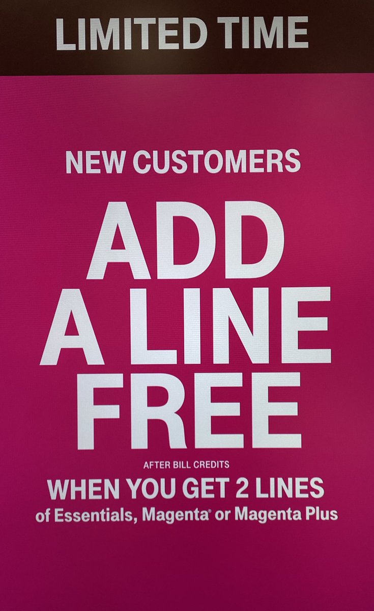 DHOWKY's tweet image. Hey #HuntingtonWV this one isn’t just for new customers!!!! This weekend, if you’re an existing @TMobile customer with at least two voice lines, you could be eligible for a free voice line!! Come see us across from #PullmanSquare @CinciSusieD @thetombomb1976