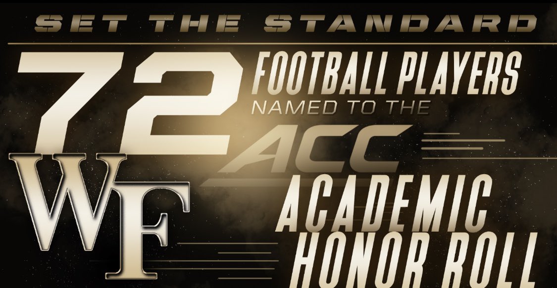 WakeFB's tweet photo. Most in the ACC.
πππ. ππ‘π. ππππ§πππ«π.
#GoDeacs | #WakeWill π© https://t.co/vKKUfYNRHI
