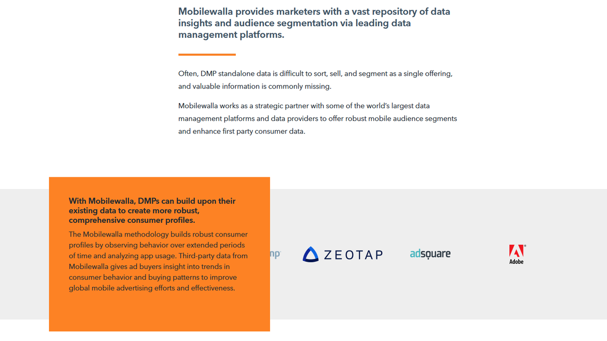 As a service to EU authorities, here's a detailed summary of personal data processed by mobilewalla: https://cdn2.hubspot.net/hubfs/4309344/Content%20Offers/Mobilewalla%20Data%20Dictionary_Aggregated_FEB2020.pdf+ I'd recommend German DPAs looking into mobilewalla's partnerships with German firms adsquare and zeotap: https://www.mobilewalla.com/for-partners/dmps https://cdn2.hubspot.net/hubfs/4309344/1-Mobilewalla%20Clients%20and%20Data%20Partners-2019-Nov-19.pdf