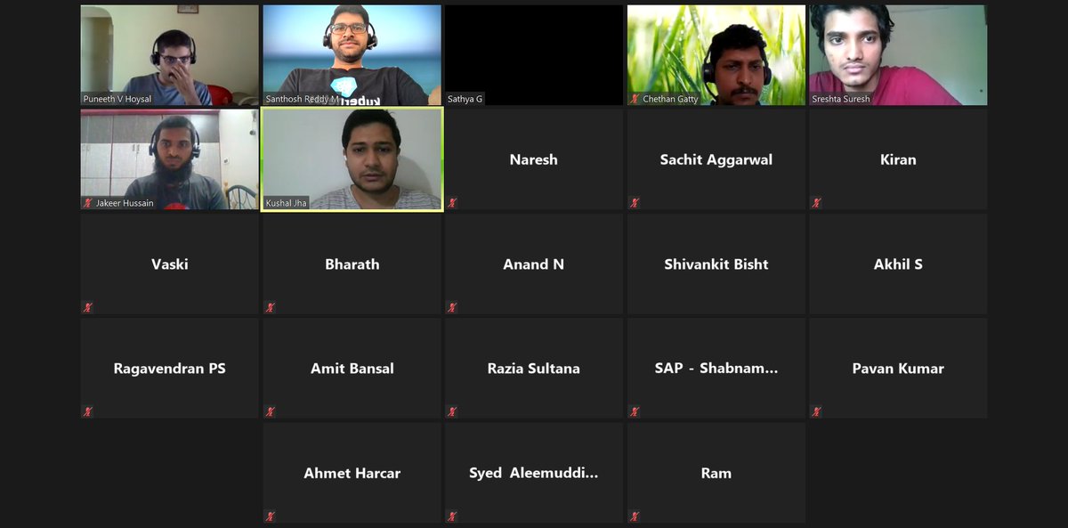 tweetsanthoshm's tweet photo. As a part of "Docker and Kubernetes Training #CW26-2020" we have upskilled yet another batch of colleagues in SAP. Learning never exhausts the mind, let the journey to the world of containers begin!

#DockerAndKubernetes #VirtualTrainings https://t.co/bio7ipDuiW