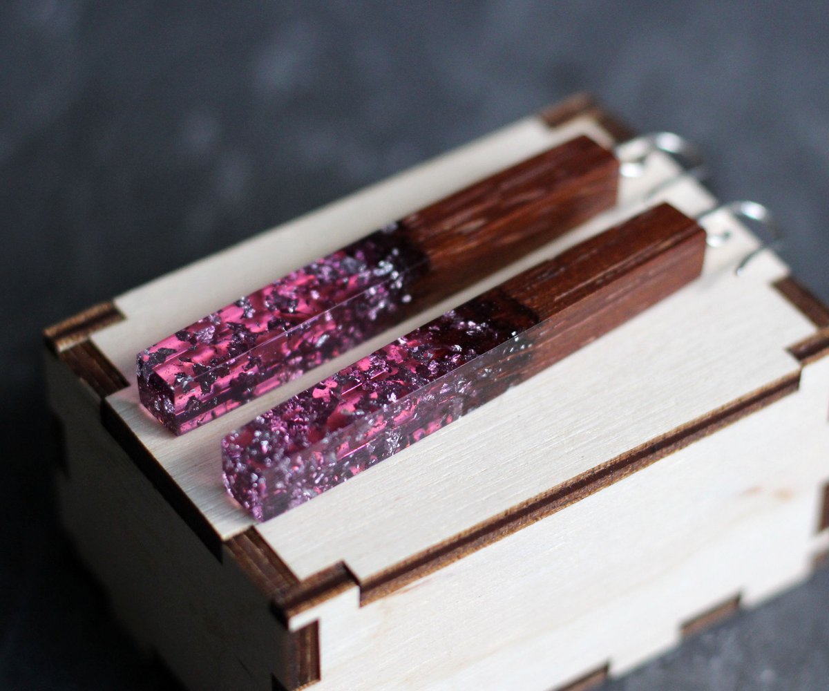 SOGDbrand's tweet photo. #etsy shop: Purple Resin Earrings, Wood Resin Jewelry, Dangle earrings, Women's purple earrings, Large wood earrings, Wooden gift anniversary https://t.co/audQTKQ57x #purple #birthday #brown #earrings #women #wood #resin #jewelry https://t.co/hmkYYzxFvM