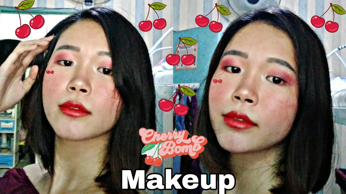 k__0124's tweet photo. 🍒Cherry Bomb Makeup Look🍒
Watch niyo na guys😊 don't forget to subscribe,like,share😘
#makeup
#SubscribeToSeeMore
#cherrybomb
#pinayyoutuber
#smallyoutuber
https://t.co/SGrBrSNR1W https://t.co/nJDc6PiwfV
