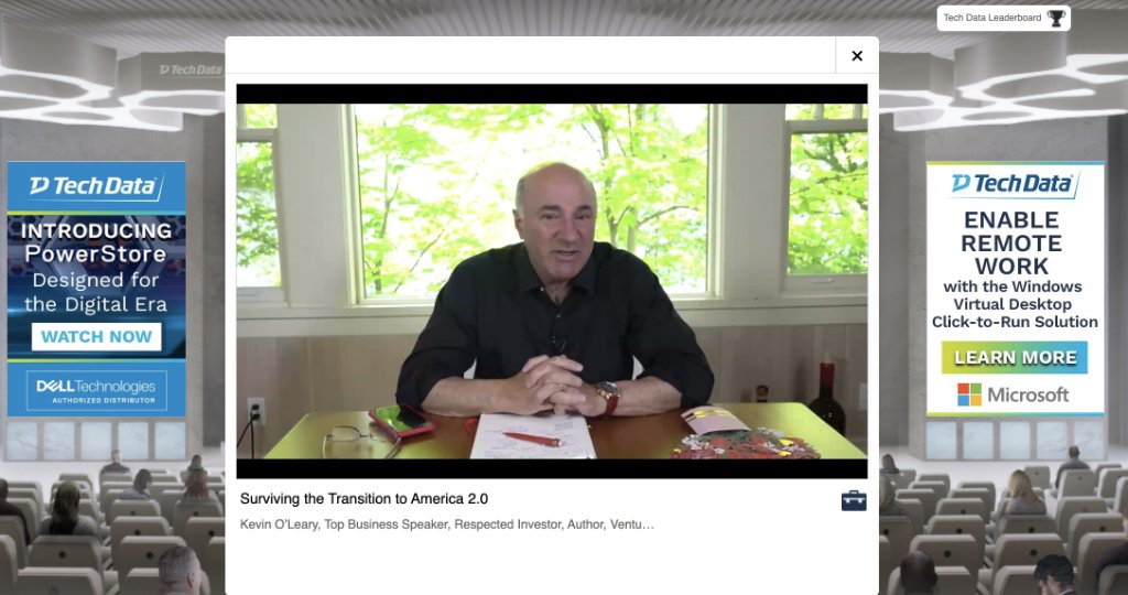 TDSYNNEX_NA's tweet image. “When you are dealing with a business shutdown, to be more productive and efficient, remember to stay in touch with your customers.” Said Kevin O’Leary (@kevinolearytv), top business speaker, investor, venture capitalist and star of ABC’s Shark Tank reality show at #TDNextTech.