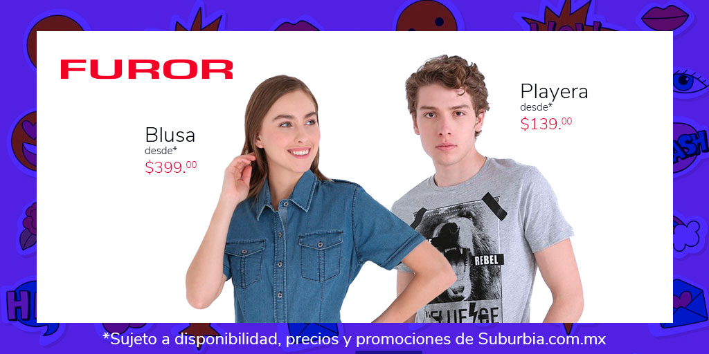 Aprovecha estos tiempos de calor y arma el outfit perfecto.  #HazloComoQuierasPeroSiempreConFUROR