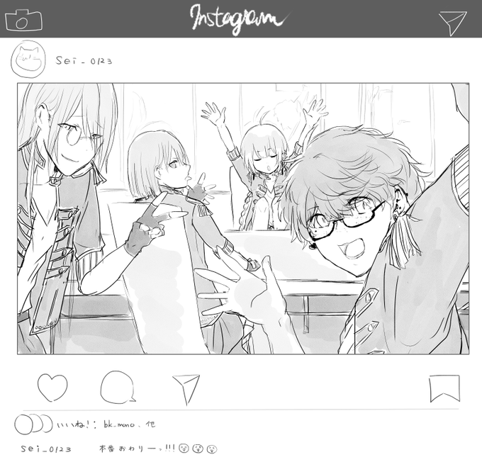 アイドルパロ オフショット的な 